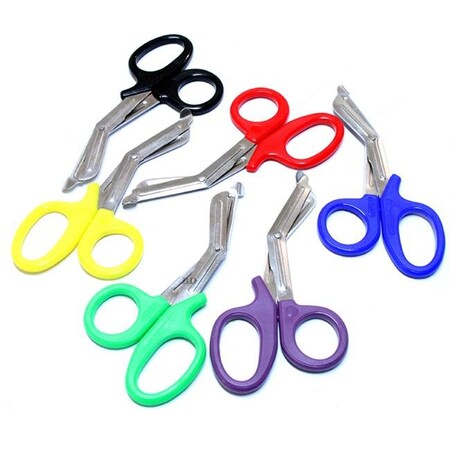 7.5 in. First Aid Rescue EMT & EMS Trauma Shears Utility Scissors, White